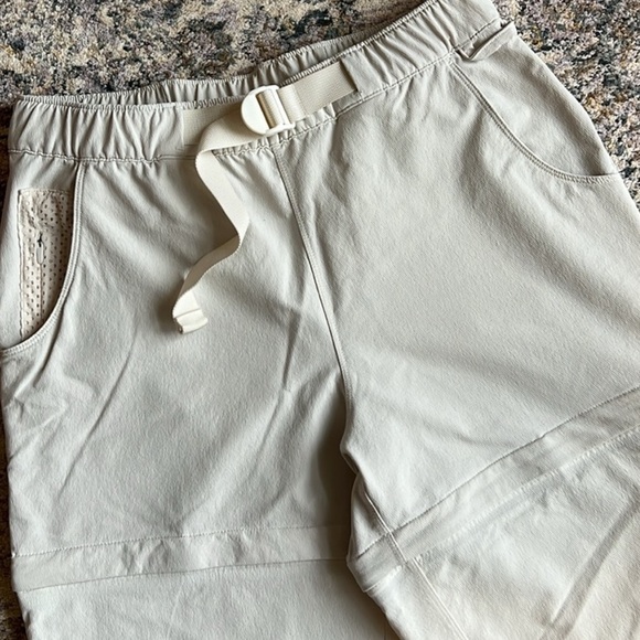 Outdoor Voices Rectrek Zip Off Pant Bone size Small - Picture 2 of 6